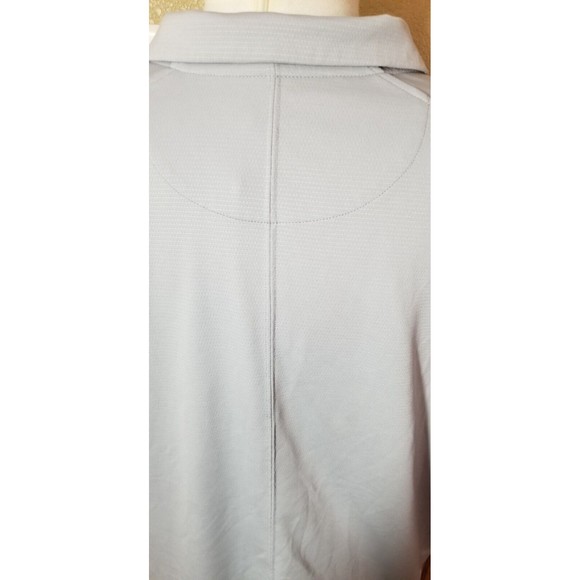 Nike Dri-Fit Two Tone Gray Polo Short Sleeve Shirt Men's Size XL Collar Buttons - Picture 5 of 6